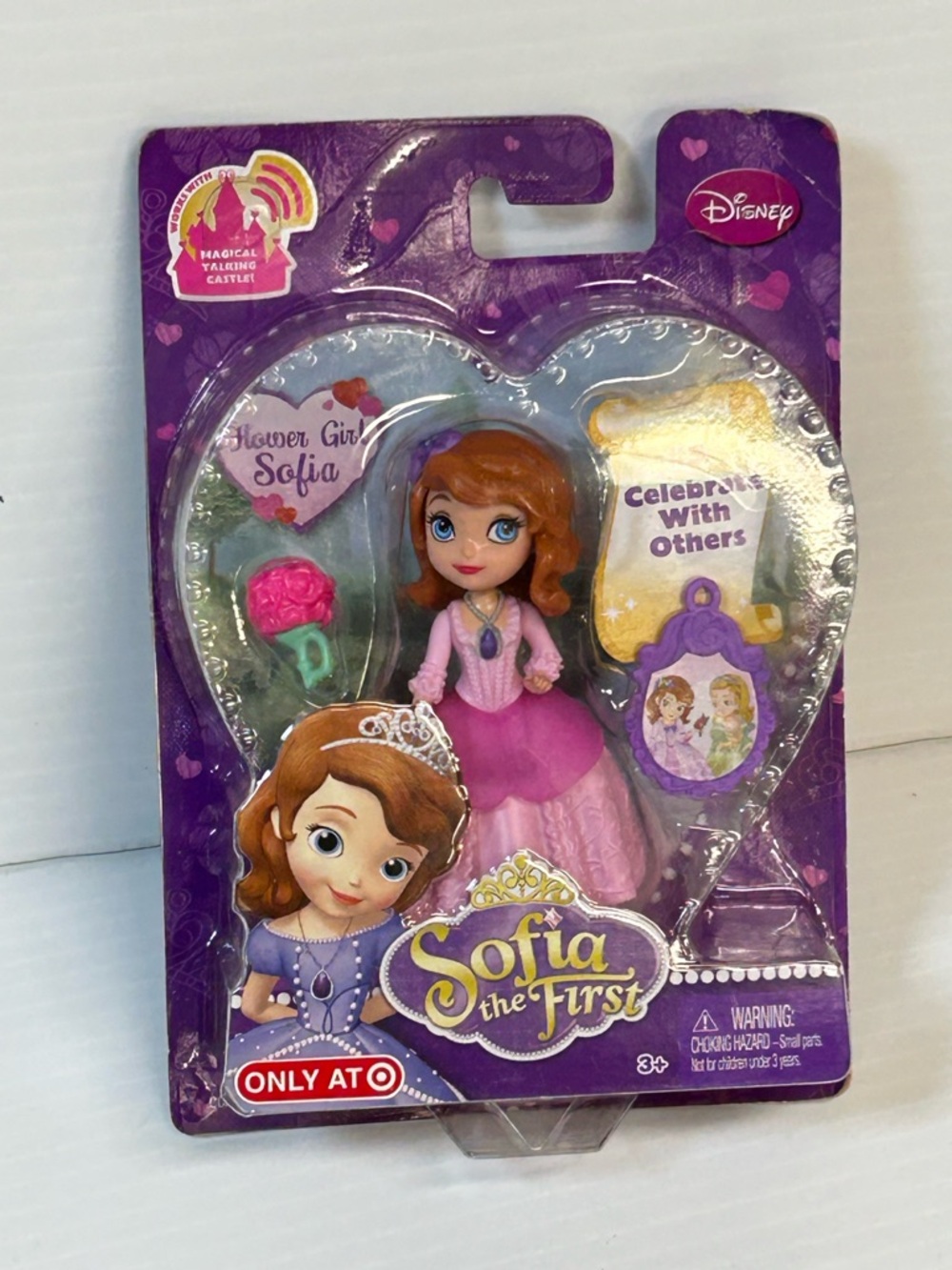 Princess Sofia The First 2013 Mattel Magic Talking Castle Mini Doll Disney NEW